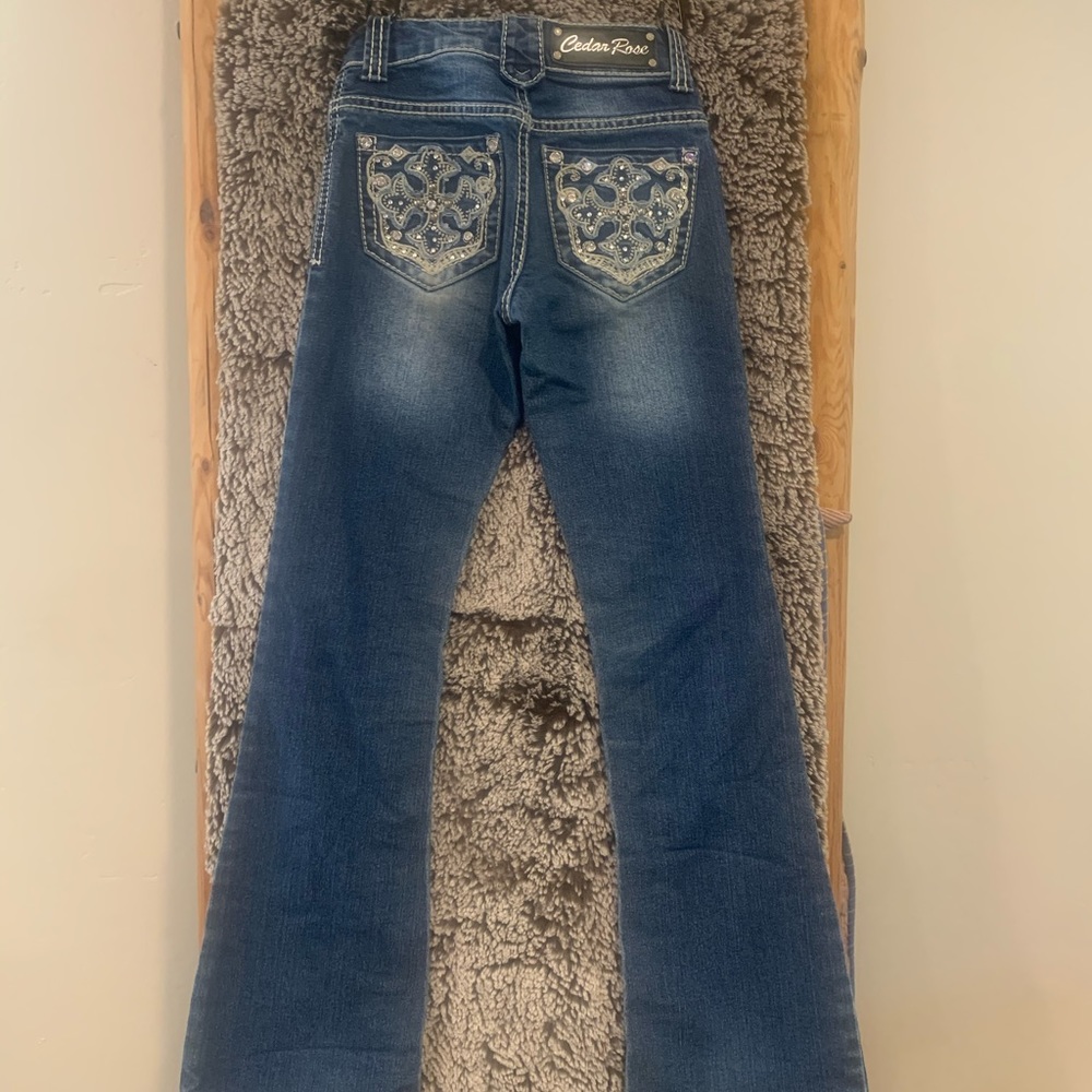 Girls Cedar Rose jeans size 8